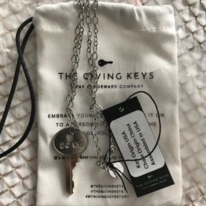 The giving keys brand “love” necklace